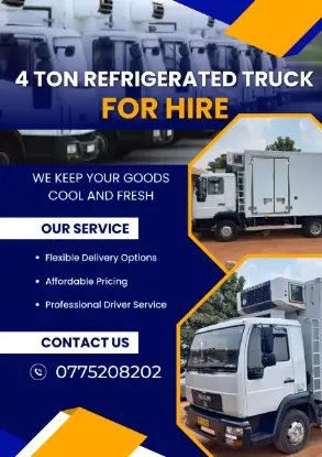 Picture of 4 Ton Refrigerated Truck For Hire