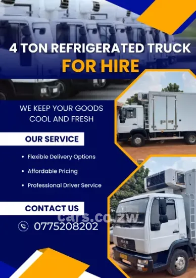 Picture of 4 Ton Refrigerated Truck For Hire