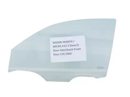 Picture of Doorglass Nissan March / Micra K12 2002-