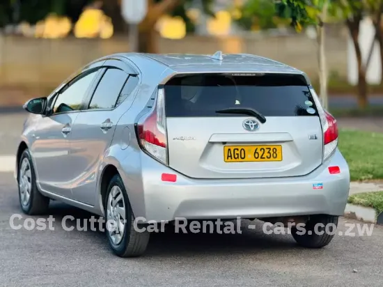 Picture of Toyota Aqua for hire!