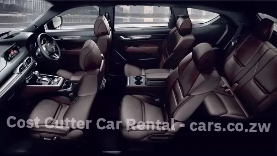 Picture of 3 seat row Mazda CX-8 for hire!