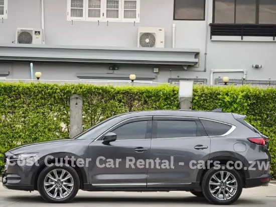 Picture of 3 seat row Mazda CX-8 for hire!