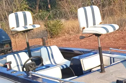 Picture of River Ranger Hull With Evinrude 50 Motor 1997