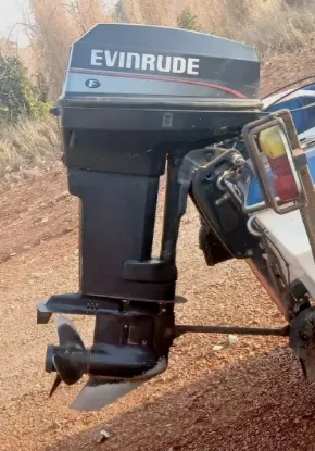 Picture of River Ranger Hull With Evinrude 50 Motor 1997