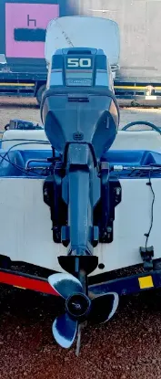 Picture of River Ranger Hull With Evinrude 50 Motor 1997