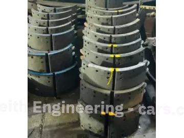 Picture of Henred Trailer Brake Shoes rebonding
