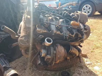 Picture of Captiva diesel engine and gearbox.