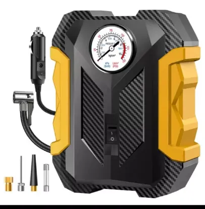 Picture of Portable 12V DC Car Tire Inflator & Air Compressor