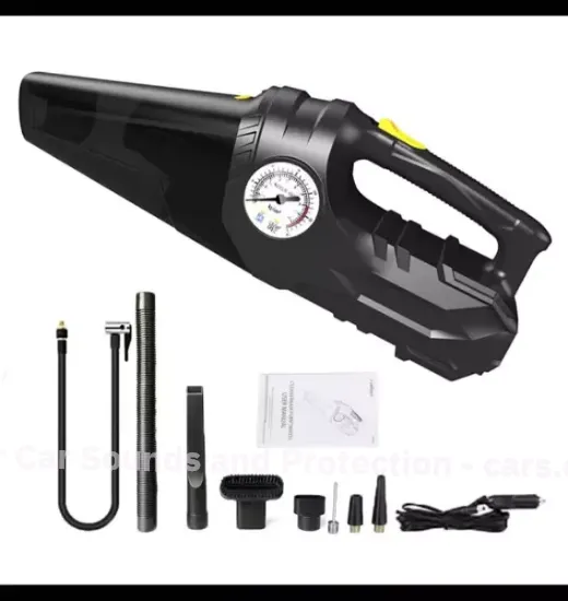 Picture of 4-in-1 Handheld Car Vacuum Cleaner & Tire Inflator Air Pump
