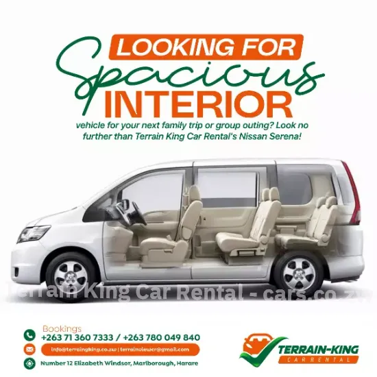 Picture of NISSAN SERENA- C26 7 SEATER- Spacious, Neat for hire - it's affordable!! From