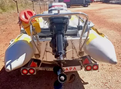 Picture of Gemini 470 Waverider Semi Rigid with Mercury 60 Bigfoot Motor - 2016 Gemini Semi Rigid 2016