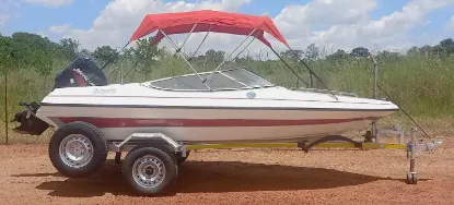Picture of Raven Marine Esprit 18 Foot Hull with Mercury 125 Motor 1986