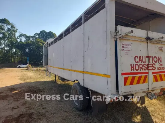 Picture of Horse Trailer Takes 8 Horses
