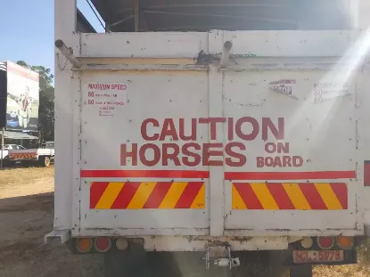 Picture of Horse Trailer Takes 8 Horses