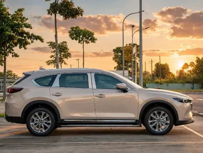 Picture of 3 seat row Mazda CX-8 for hire!