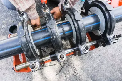 Picture of HDPE Pipe fusion machines