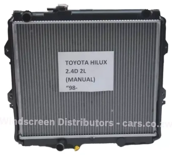 Picture of Radiator Toyota Hilux 2.4D